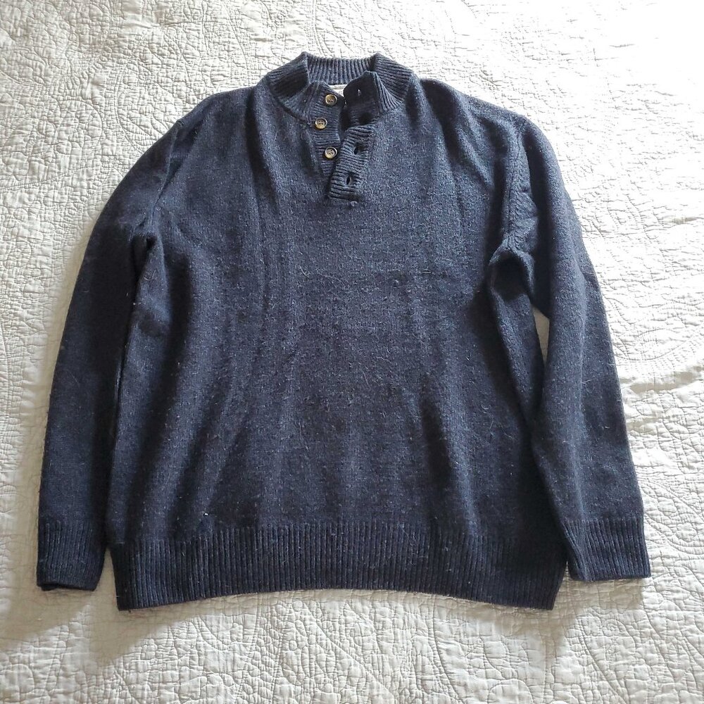 Navy Wool Sweater